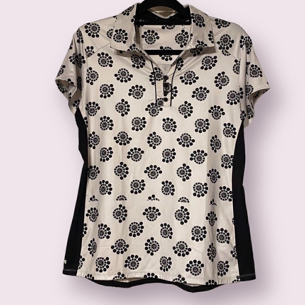 Nancy Lopez Women’s Golf Shirt Delux Dri Size L - Picture 2 of 8
